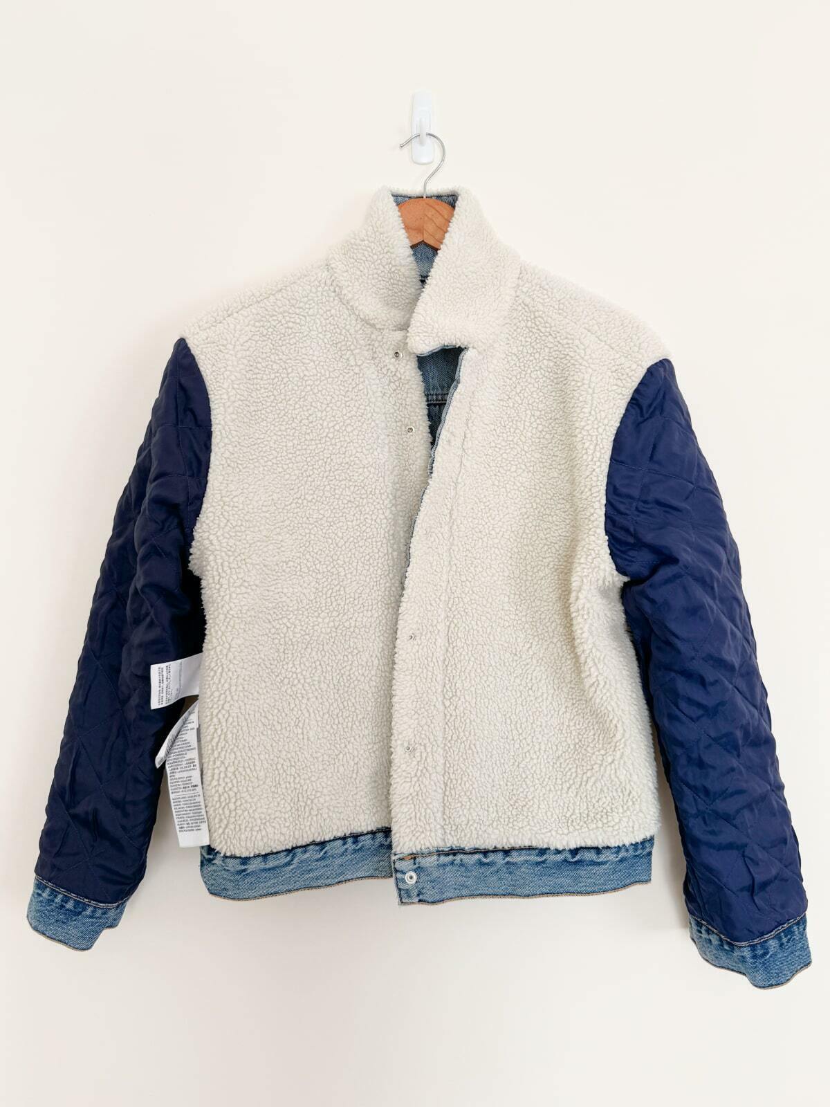  Original Sherpa Fleeced Trucker Jacket - Medium Wash Small