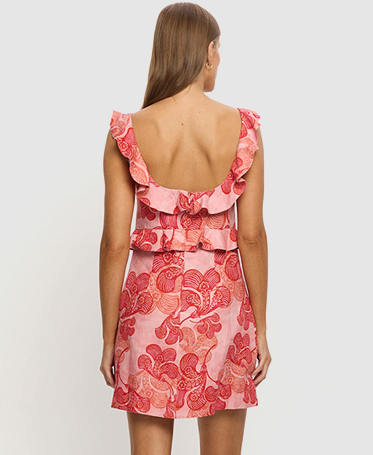 Ruffle Mini Dress, size 10