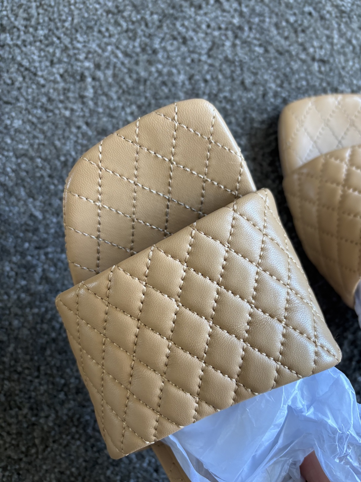 Cloud Camel Nappa LTH mules
