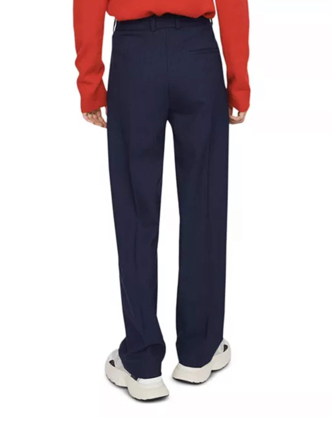 Pidaia pinstriped twill straight-leg pants