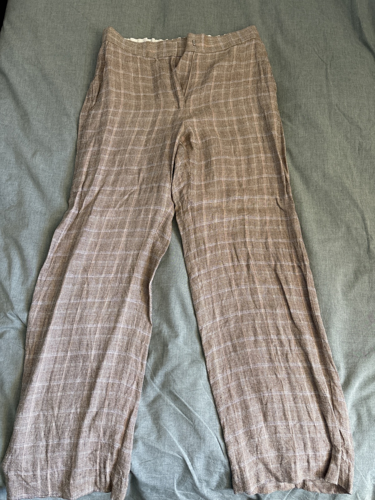 Pinatrus tweed straight-leg pants