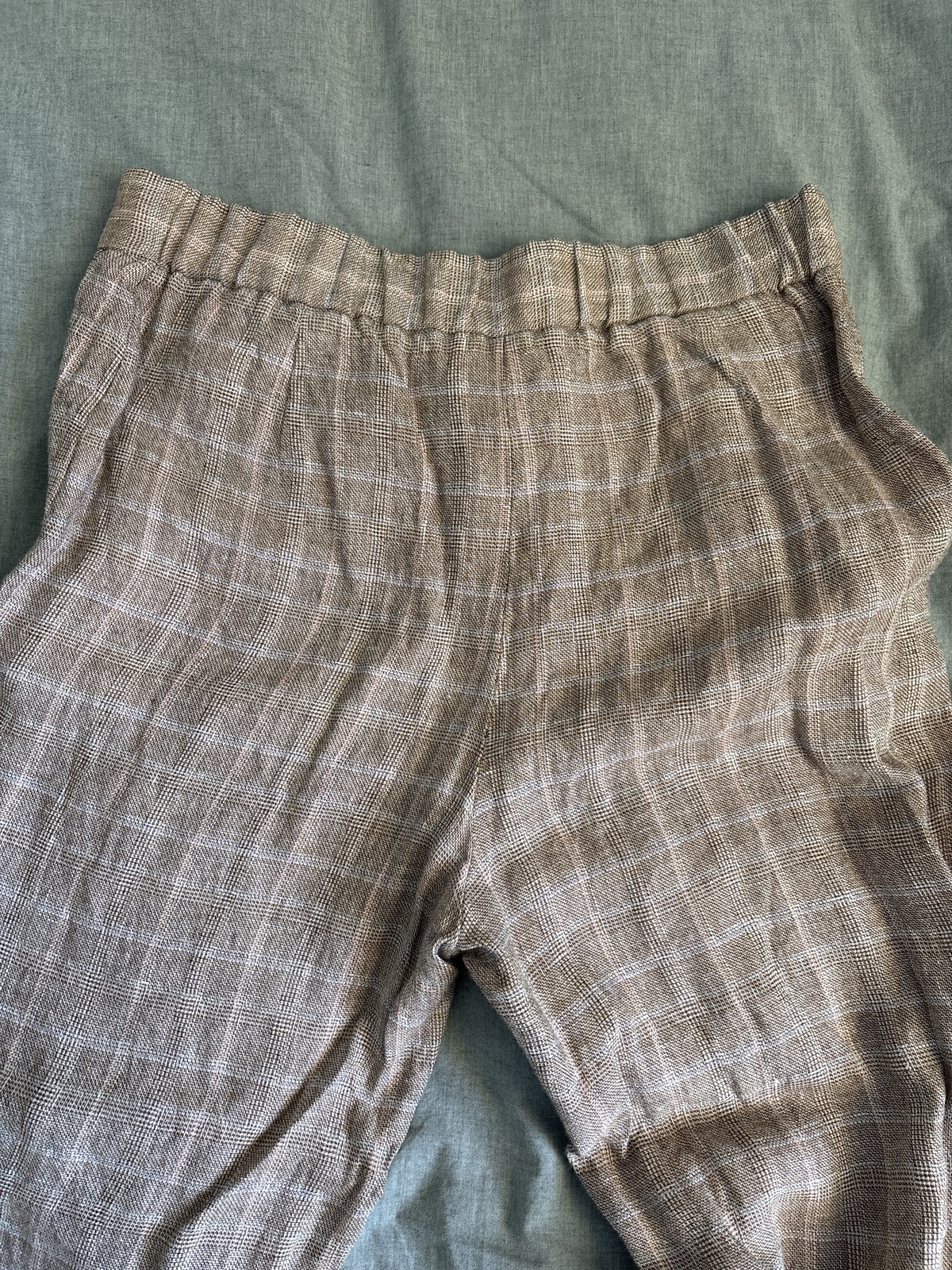 Pinatrus tweed straight-leg pants