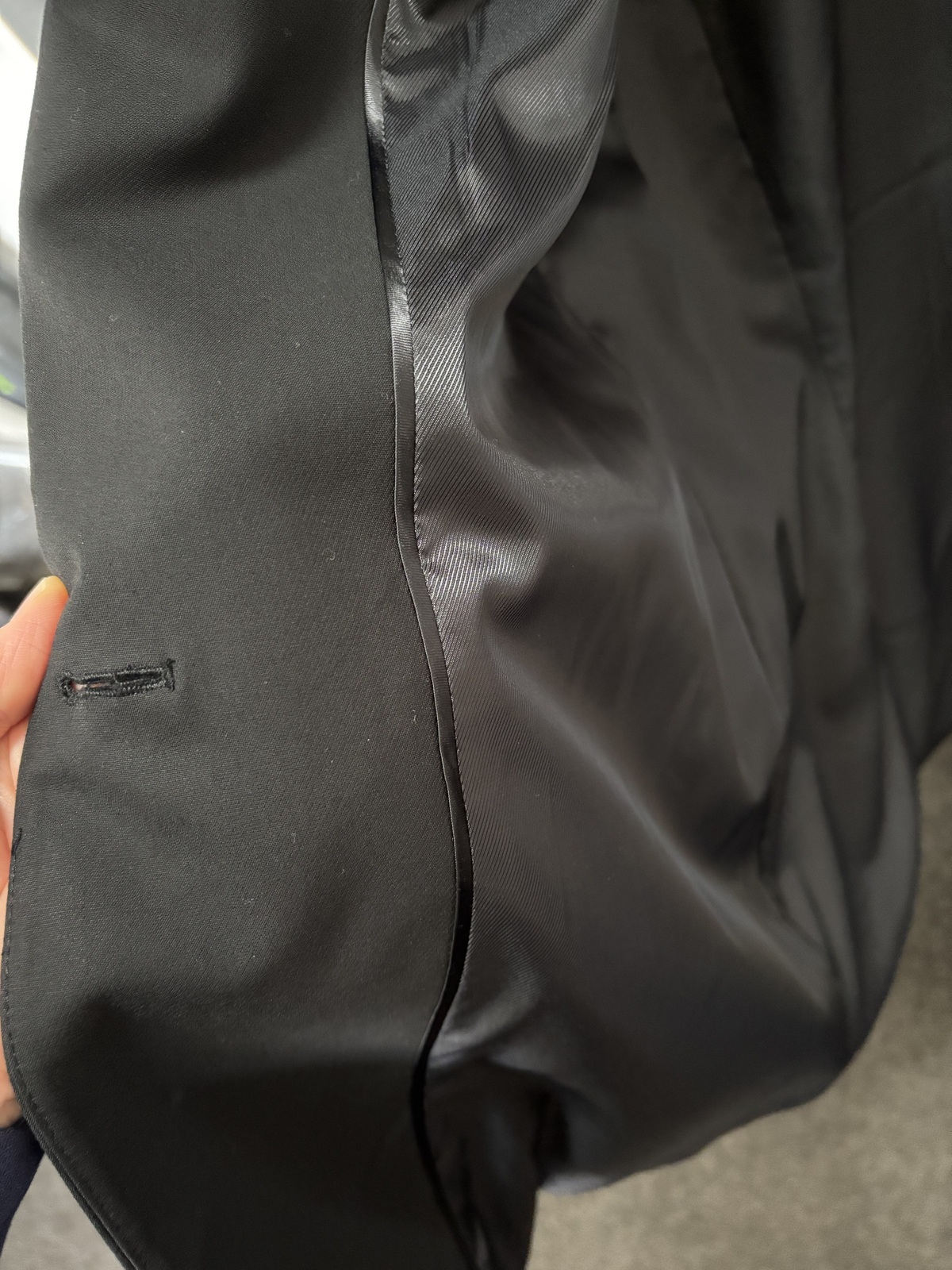 Short Sleeve Blazer in Black