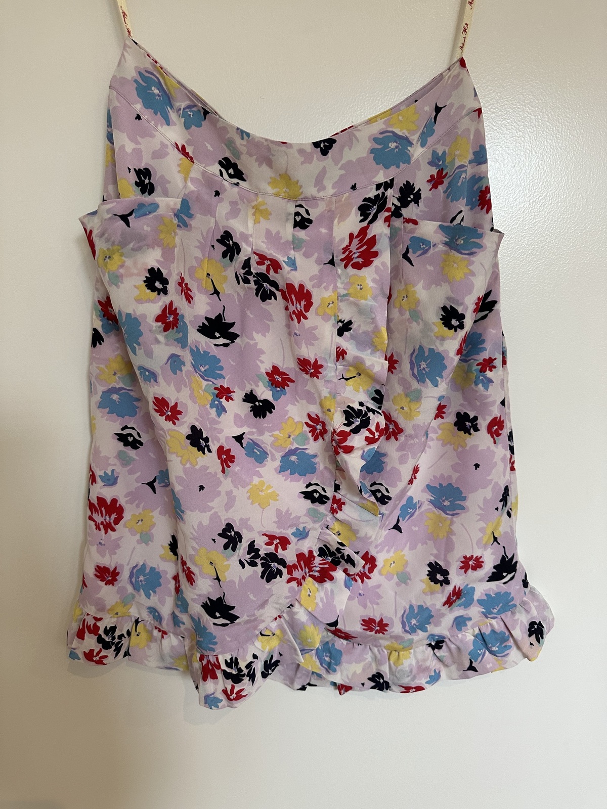 Floral Silk skirt 