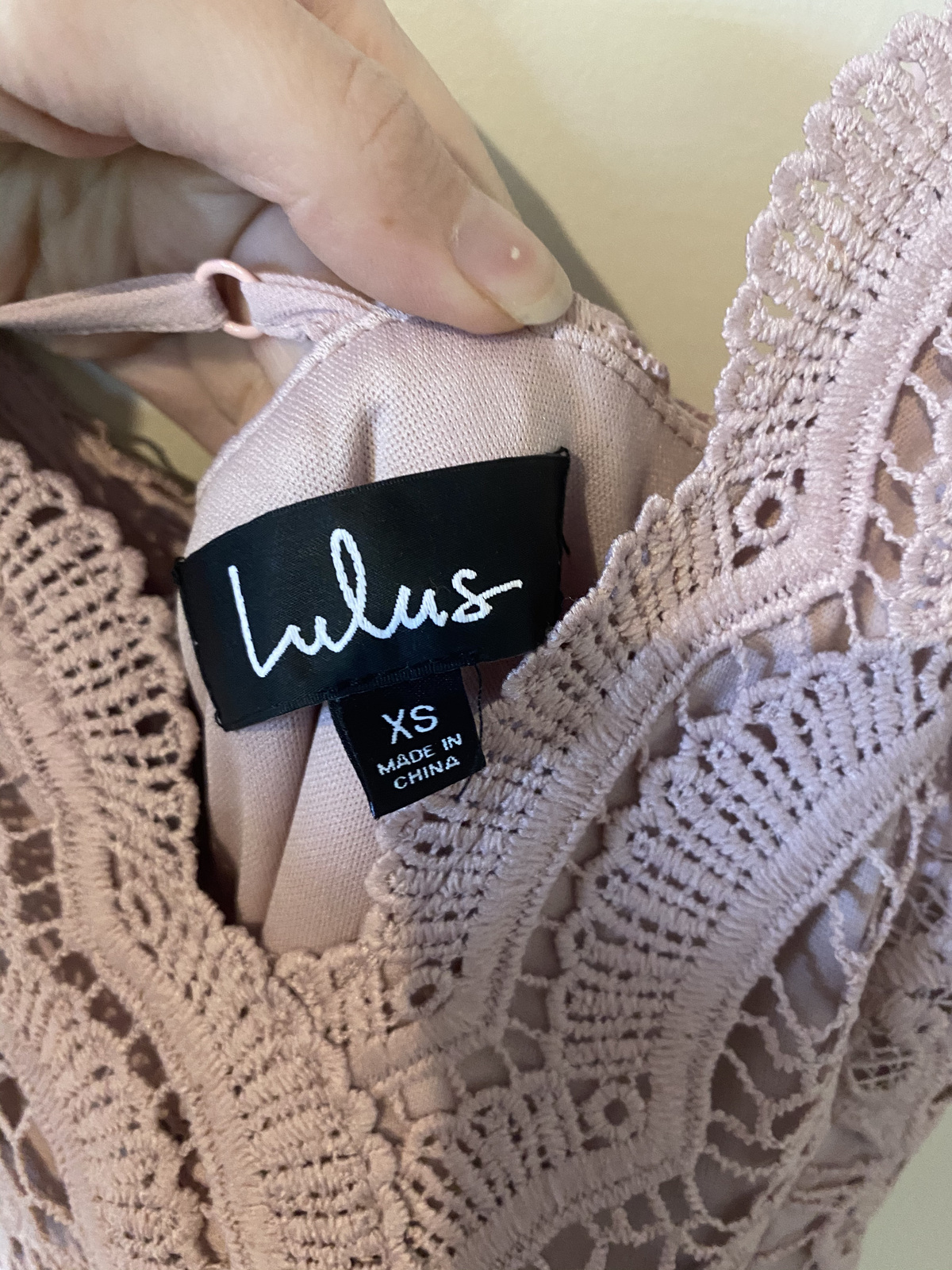 Madalyn Dusty Lavender Lace Maxi Dress