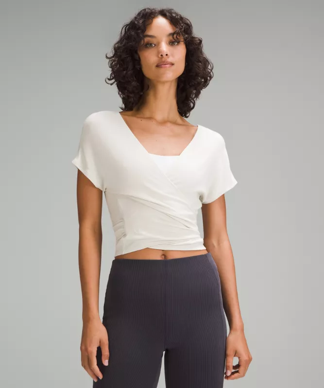 Adjustable Ties Short-Sleeve Shirt