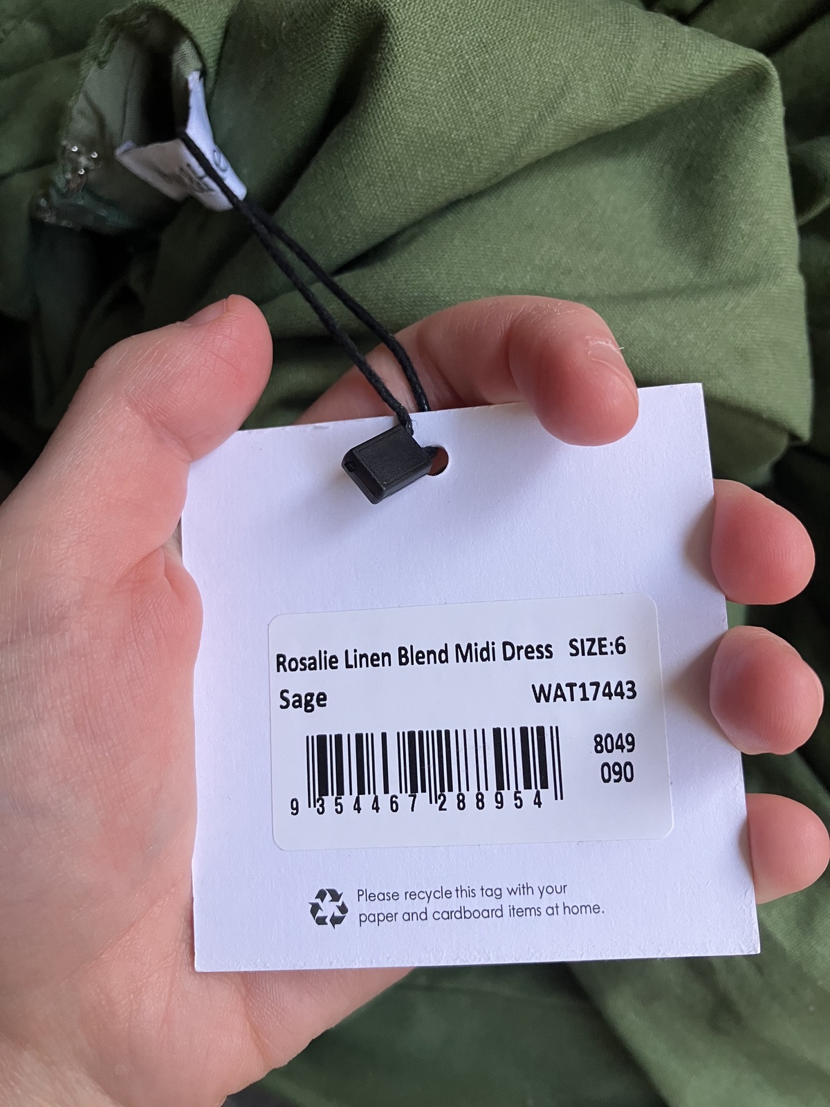 Rosalie Linen Blend Midi Dress