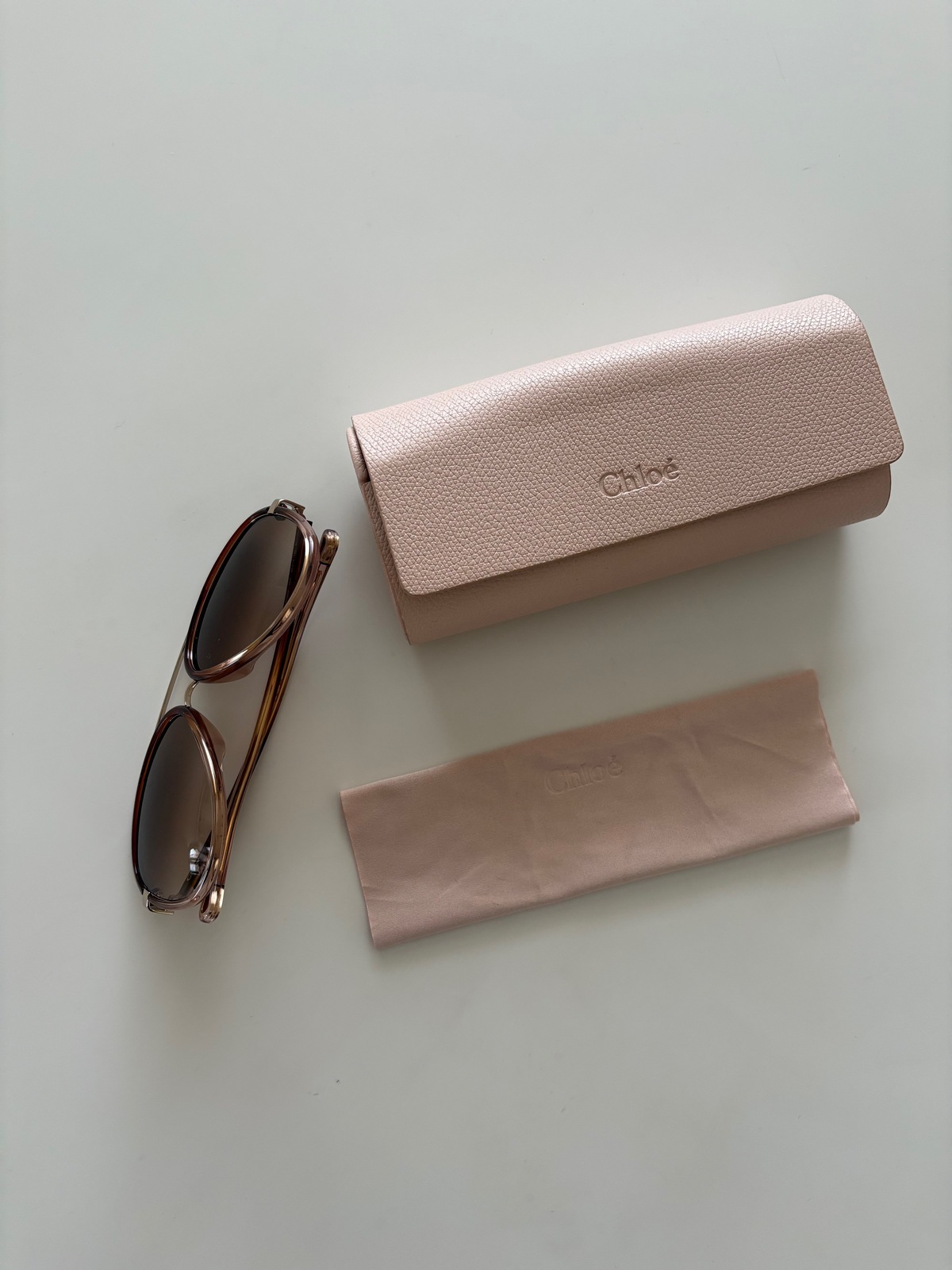 CH0129S - Aviator Sunglasses - Brown Gold - New