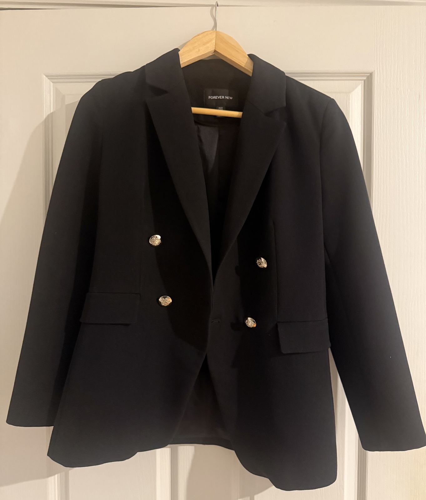 Celina Double Breasted Blazer - Black