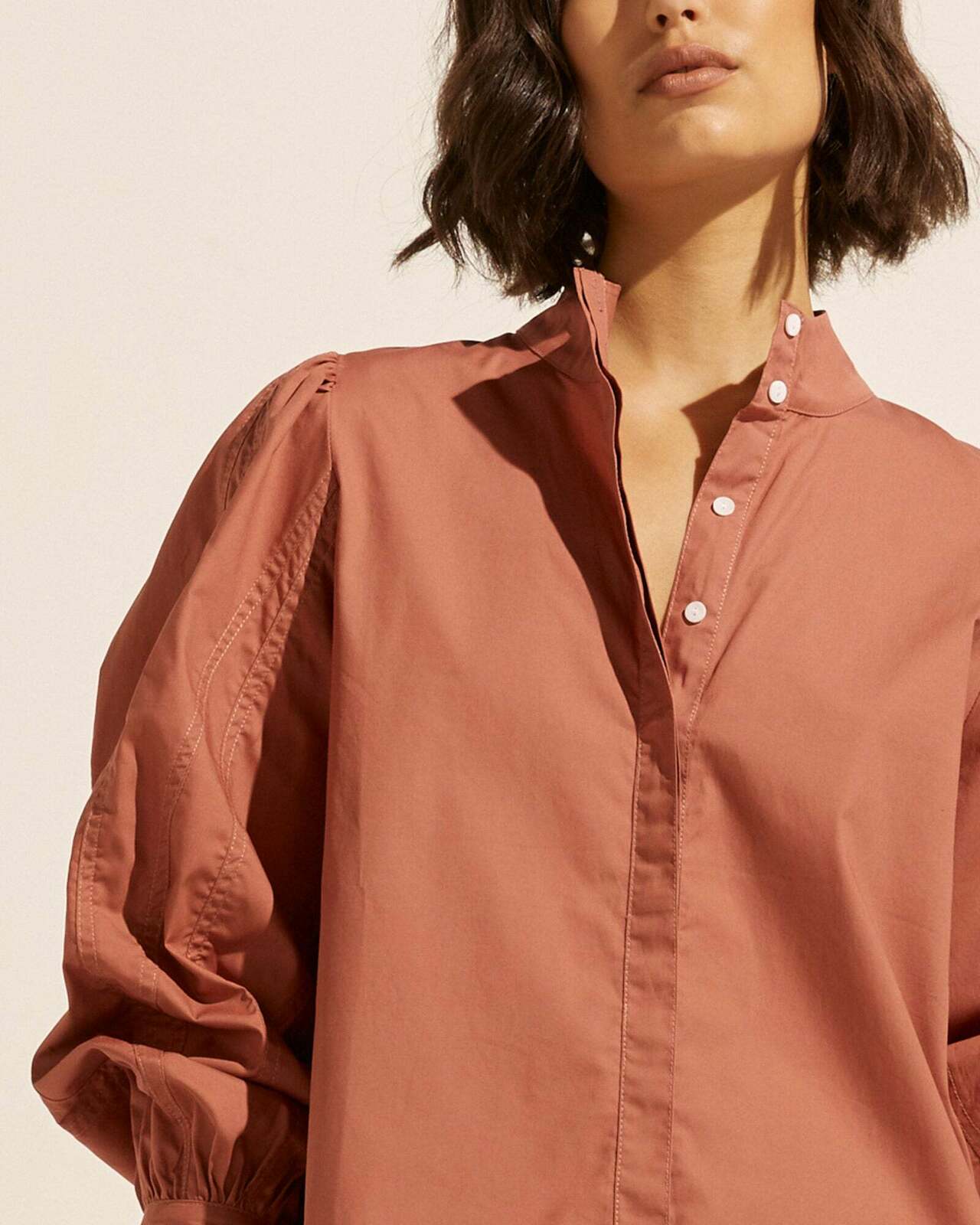 oblige top - rust size 1