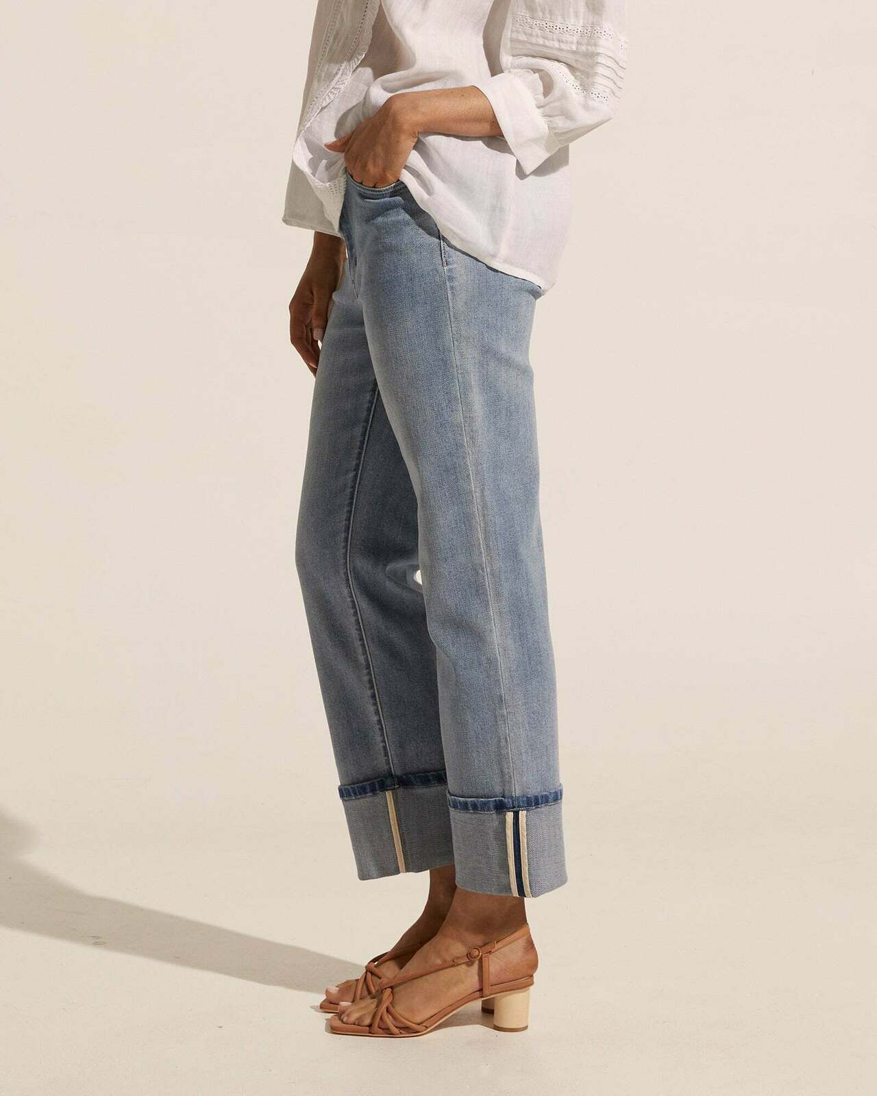 journey pant - washed denim size 1