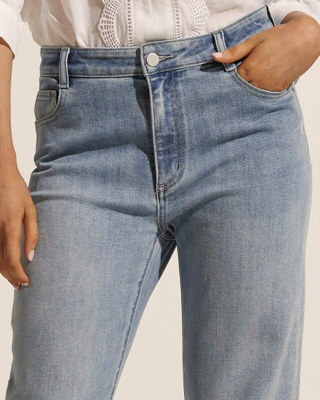 journey pant - washed denim size 1