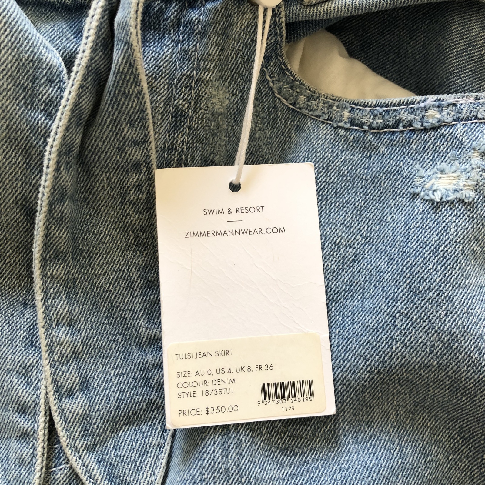 Tulsi Jean Skirt 0 XS