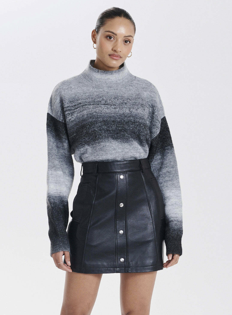Blair Leather Mini Skirt