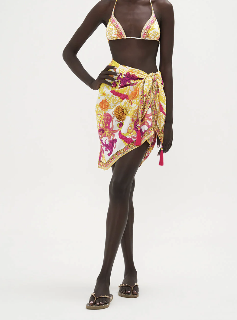 SHORT TASSEL SARONG SQUID SQUAD