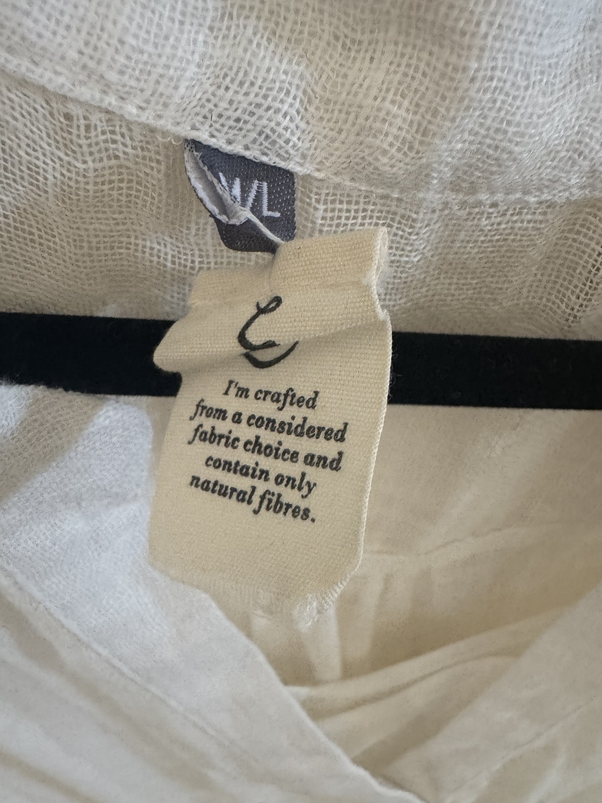 Brand new designer off White Como Linen dress