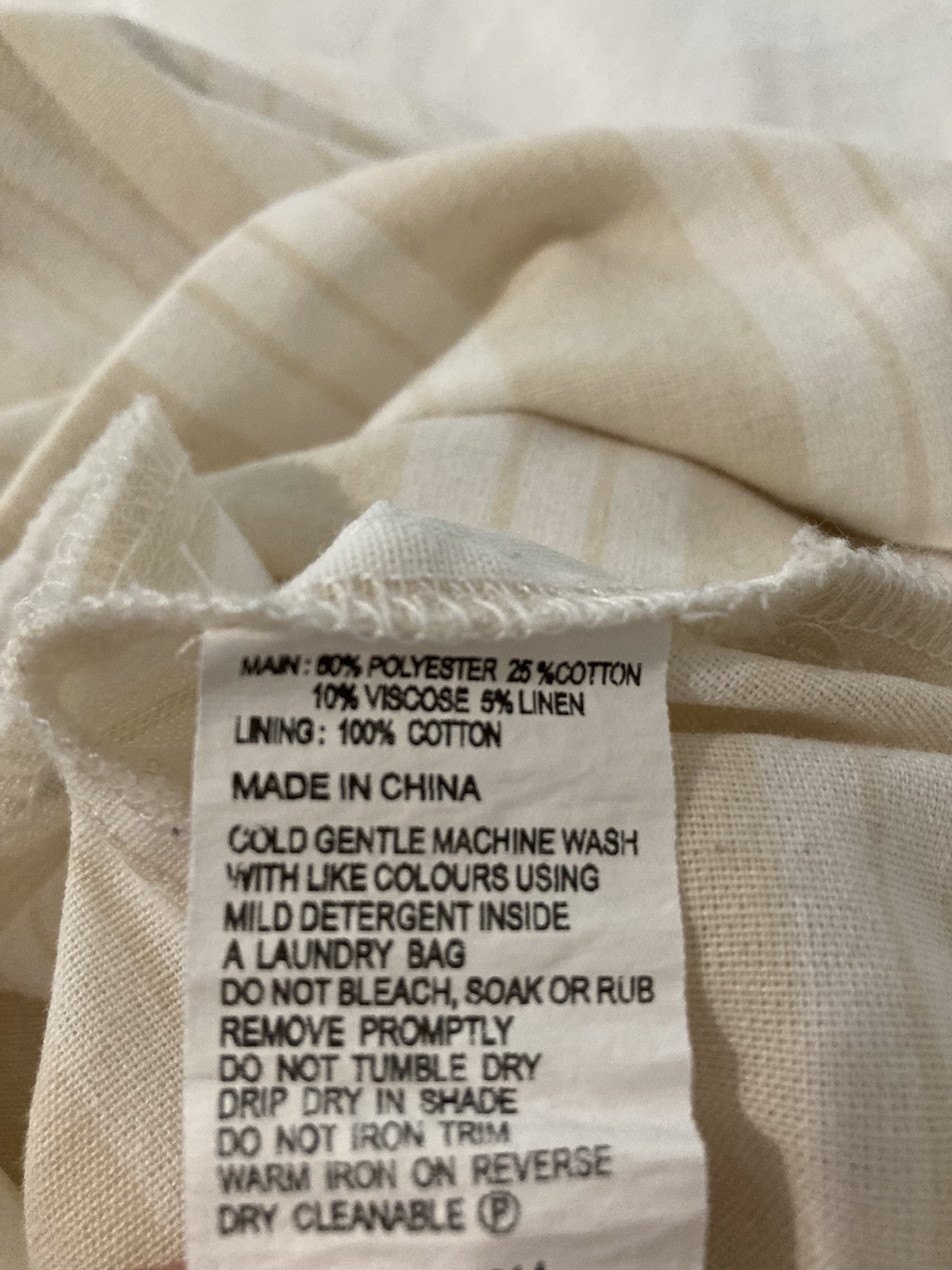 STRIPE JUMPSUIT WITH MOCK CORSET DETAIL, SIZE 8