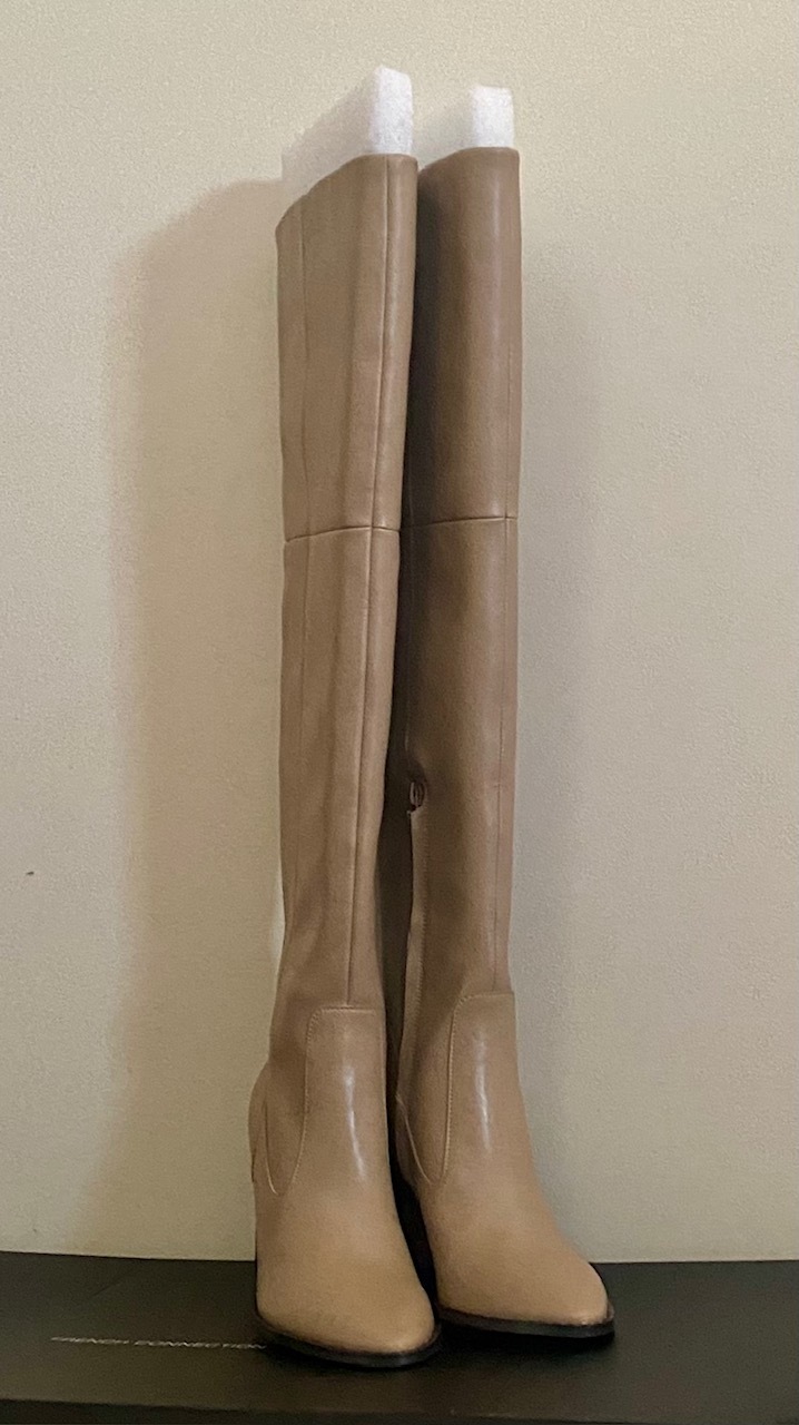 New Leather Over the Knee Boots