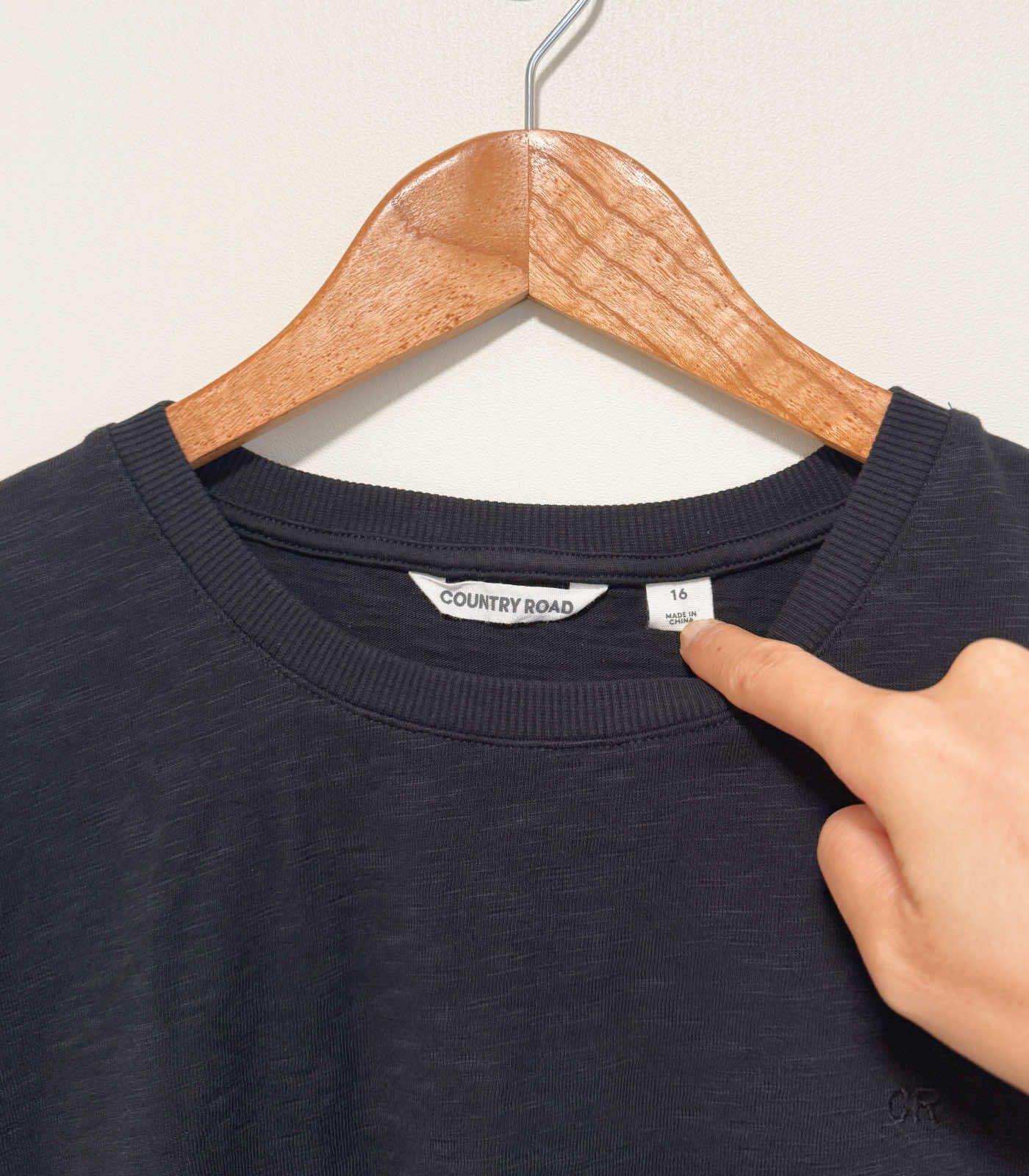 Boy 16 Black Cotton T-shirt