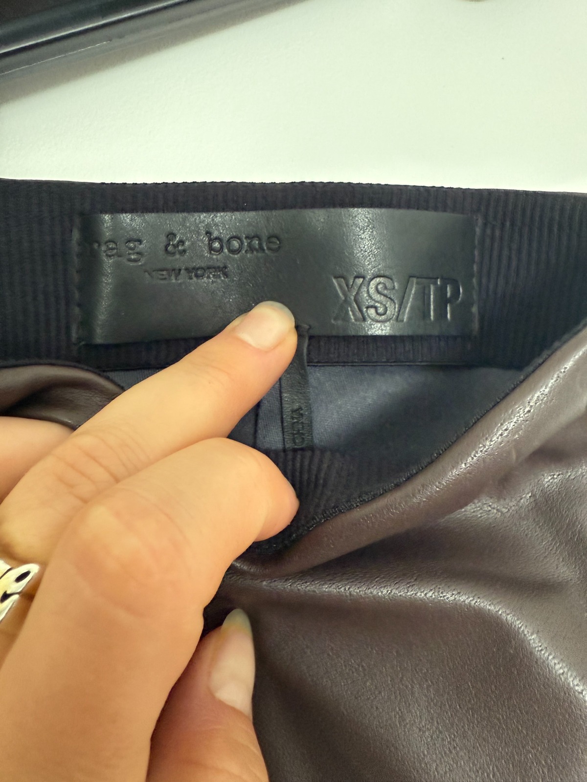 Nina Faux Leather Skinny Pants