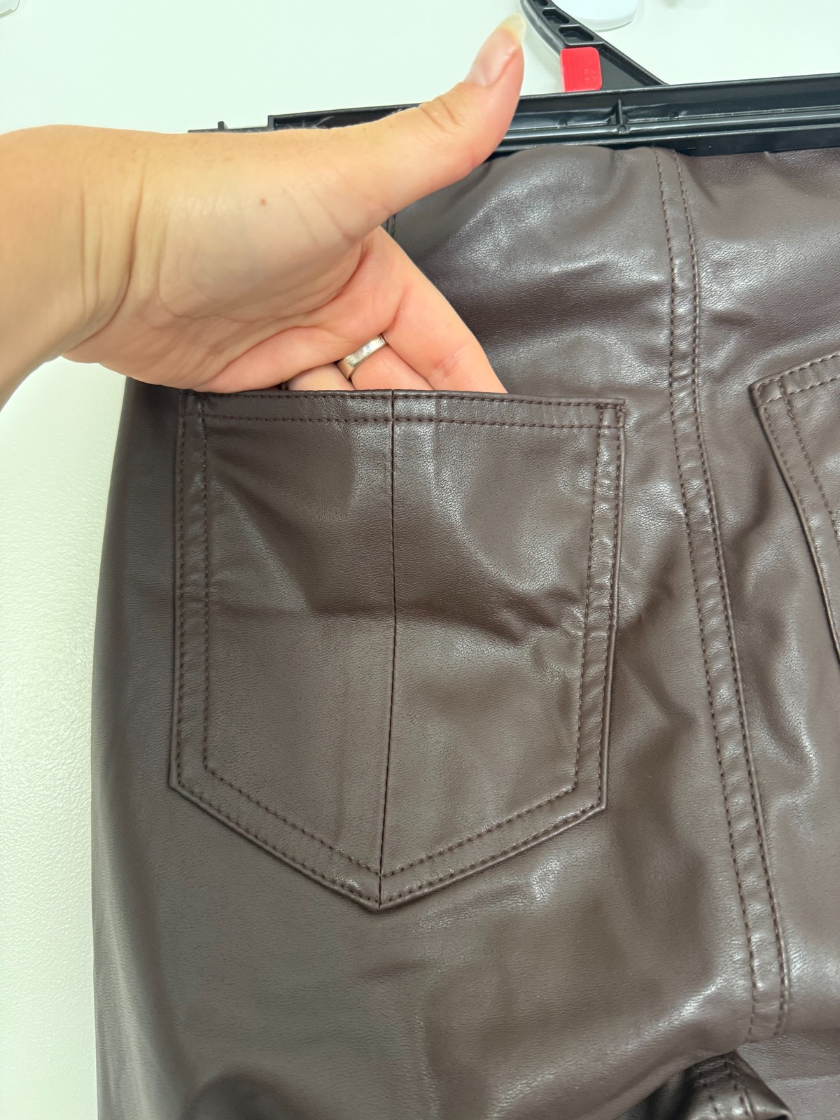 Nina Faux Leather Skinny Pants