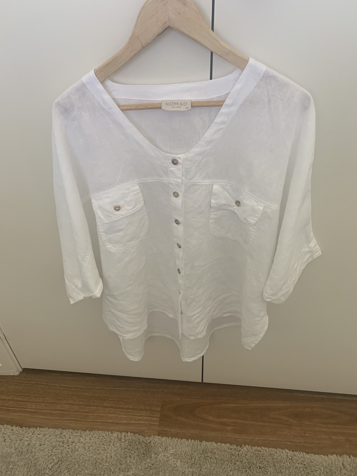 Dune French Linen Shirt White