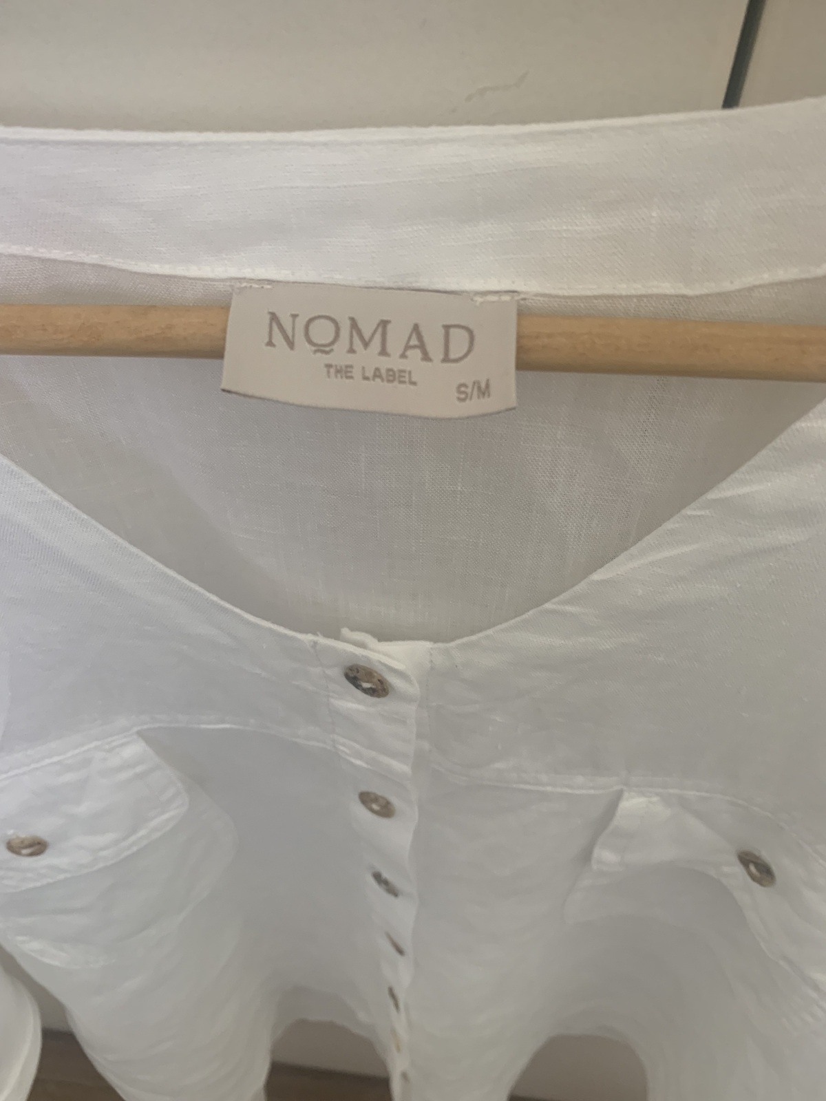 Dune French Linen Shirt White