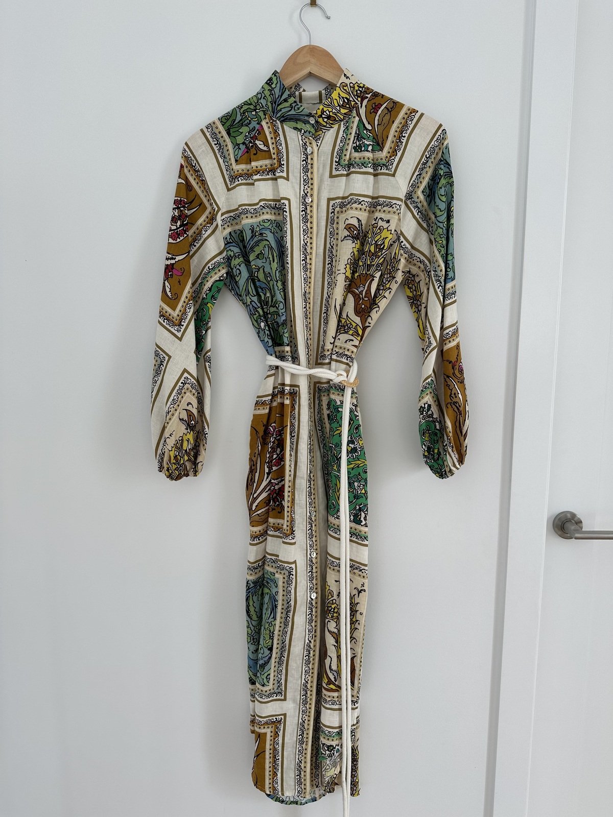 Alemais linen shirtdress