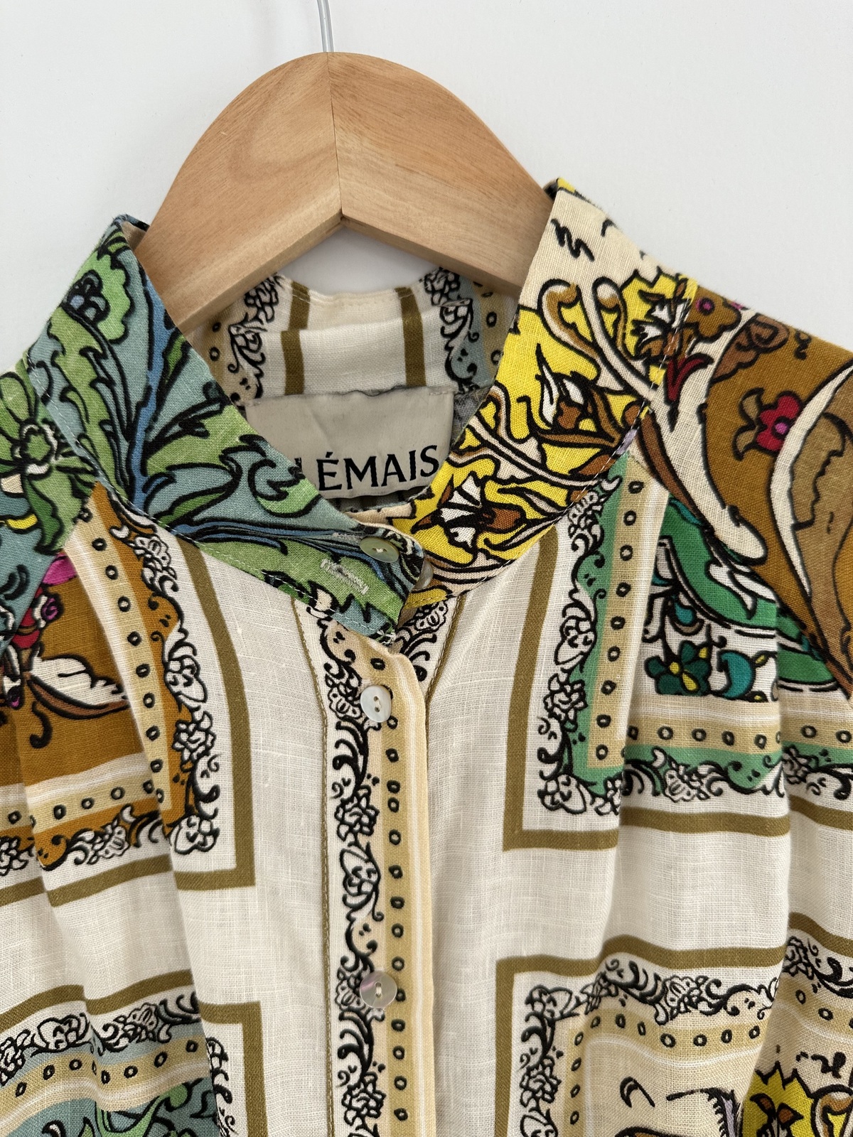 Alemais linen shirtdress