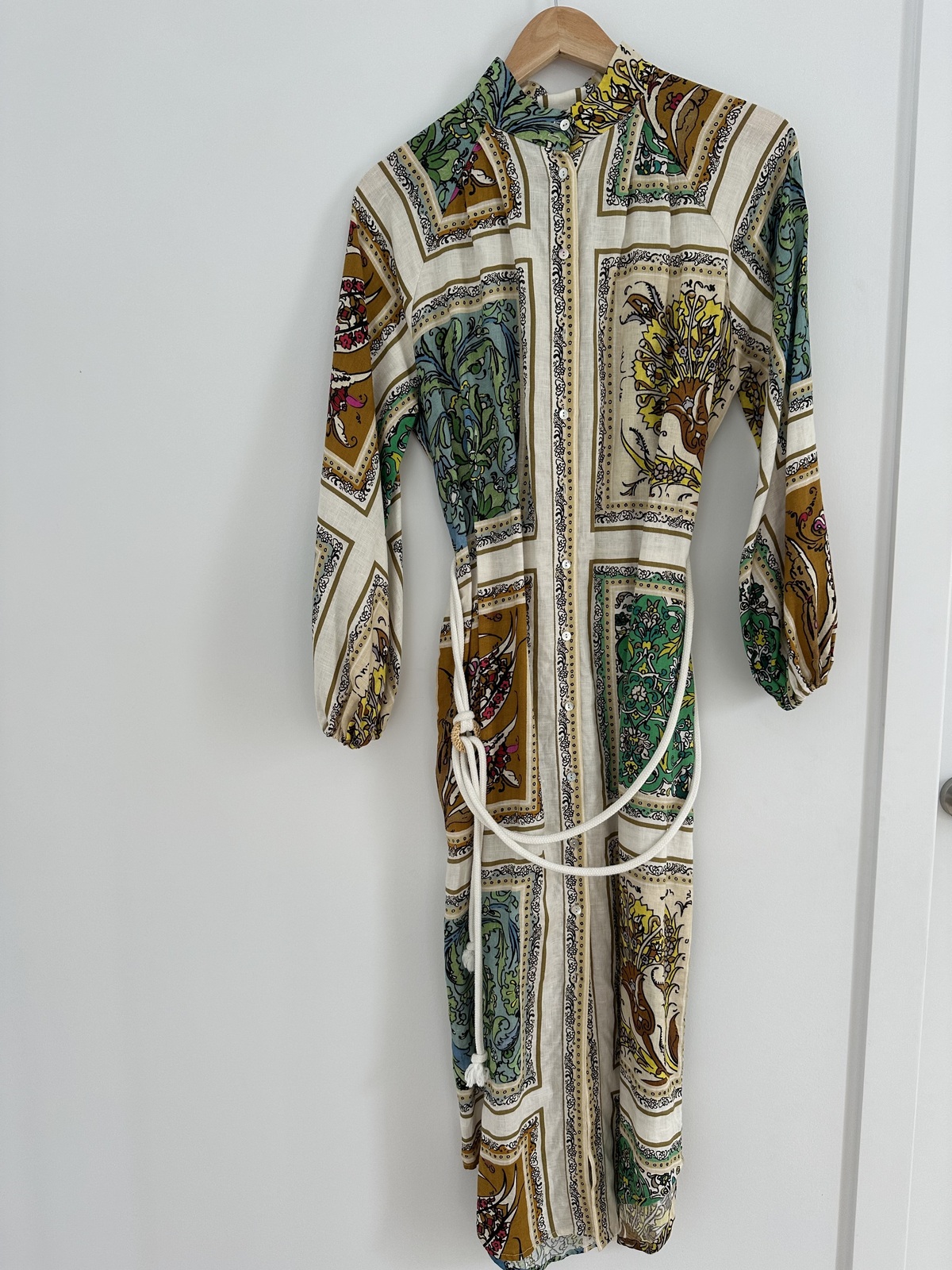 Alemais linen shirtdress