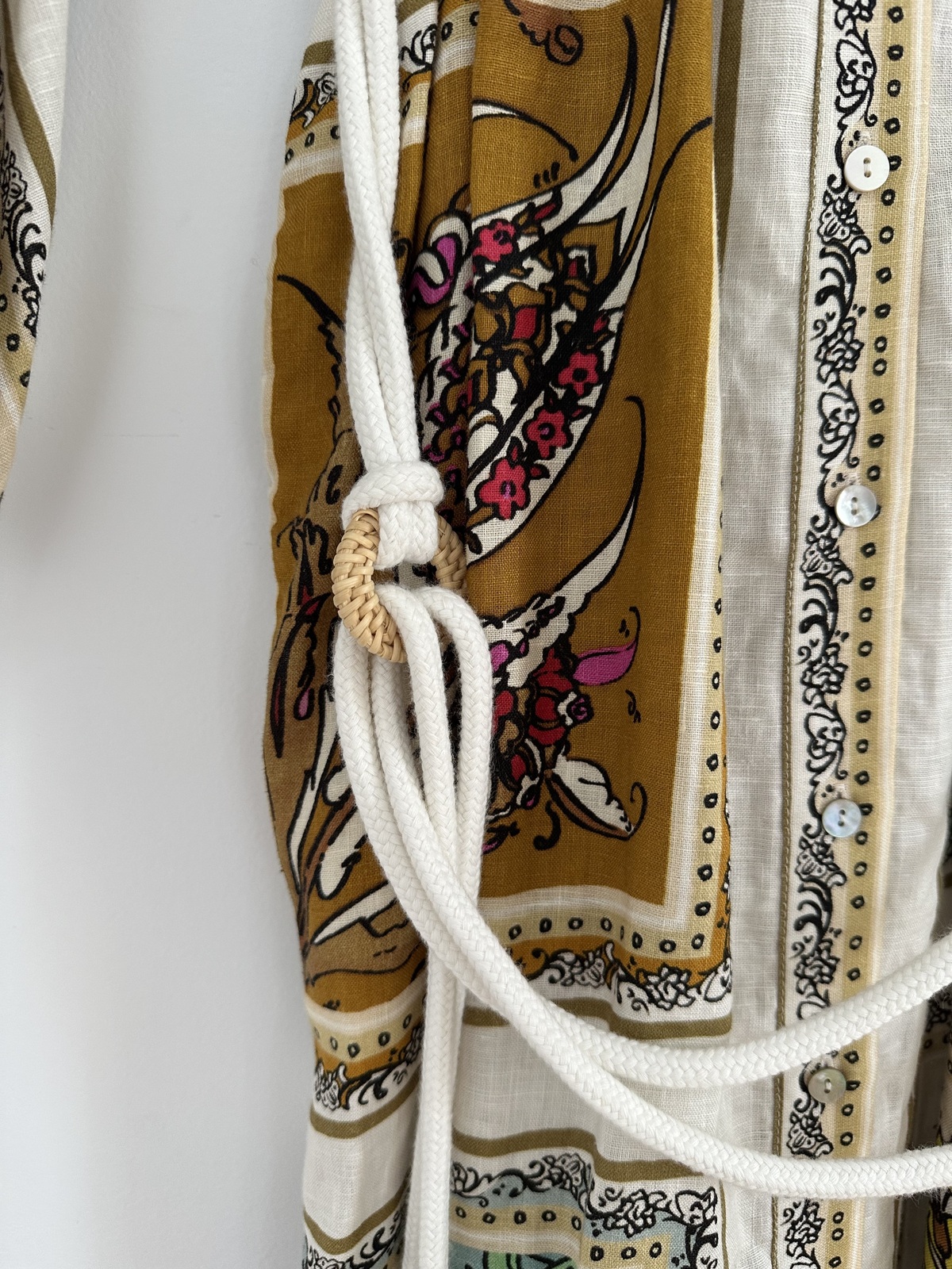 Alemais linen shirtdress