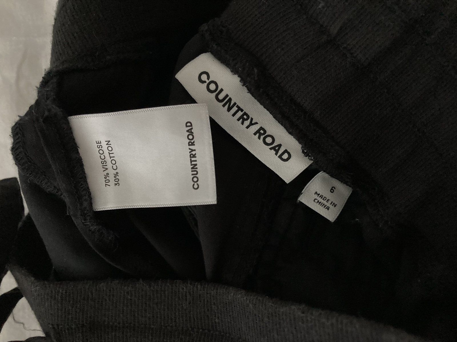  CASUAL BLACK PANT, SIZE 6