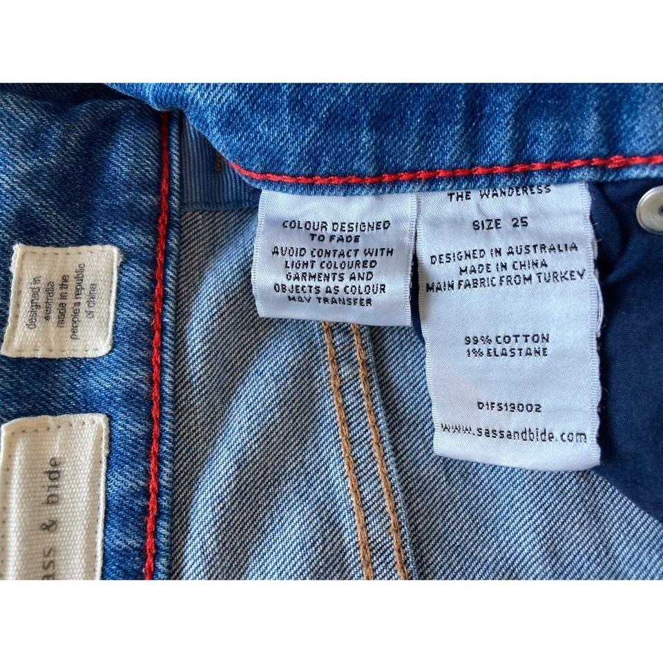 SASS & BIDE “WANDERER” JEANS, SIZE 25