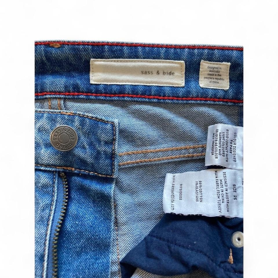 SASS & BIDE “WANDERER” JEANS, SIZE 25