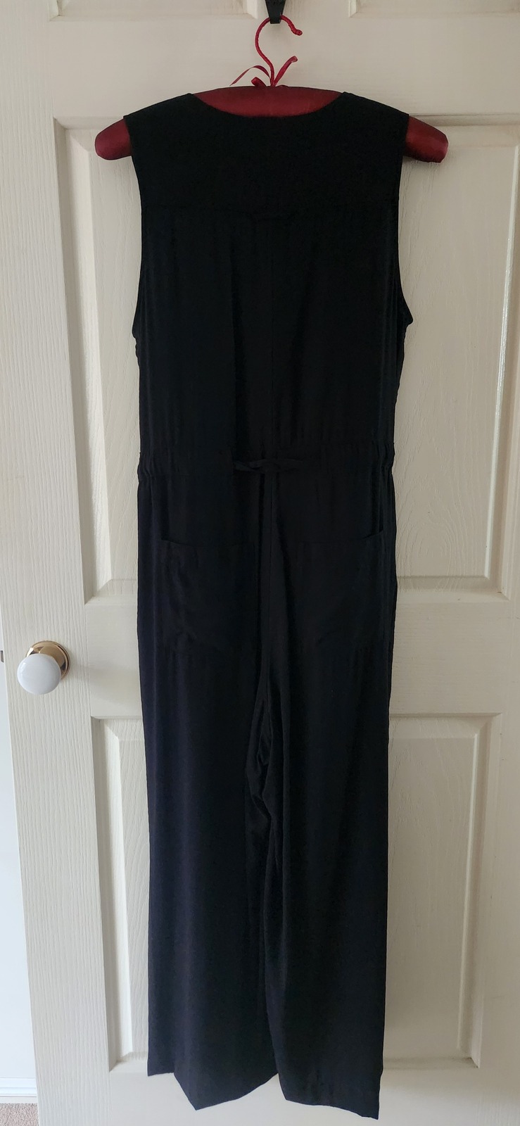 Black Corey Zip Casual Jumpsuit