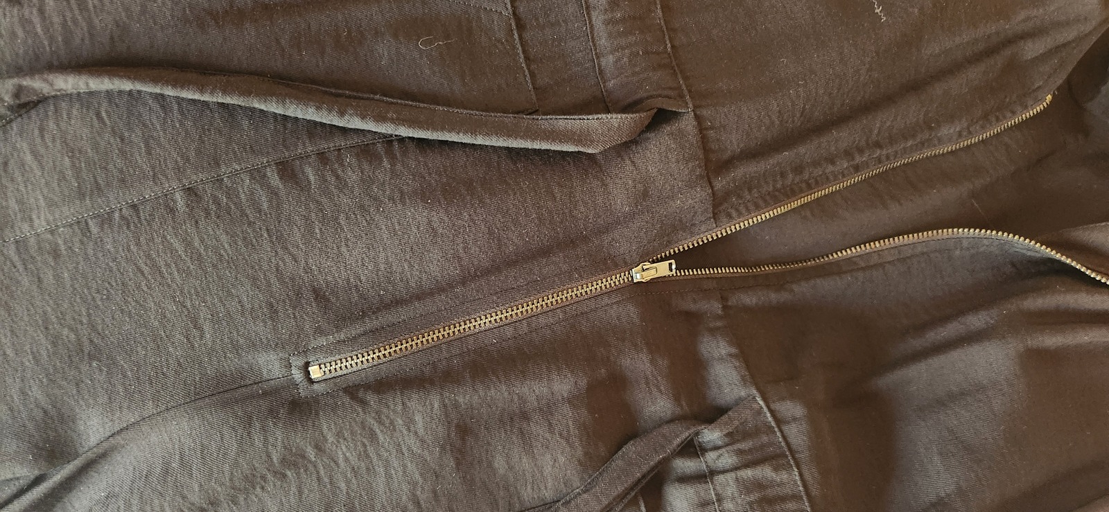 Black Corey Zip Casual Jumpsuit