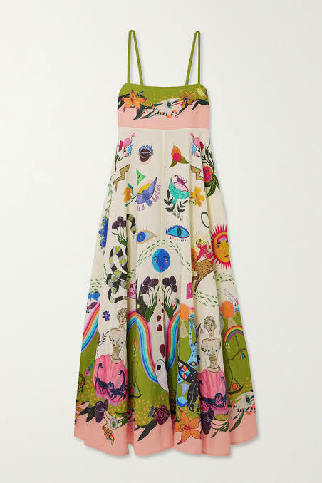  Meagan Boyd linen midi dress (sz 12)