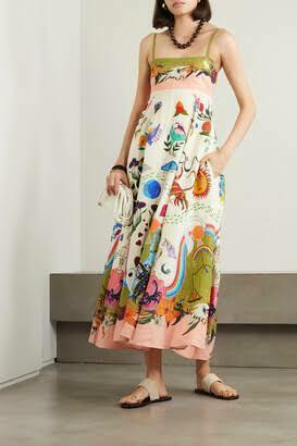  Meagan Boyd linen midi dress (sz 12)