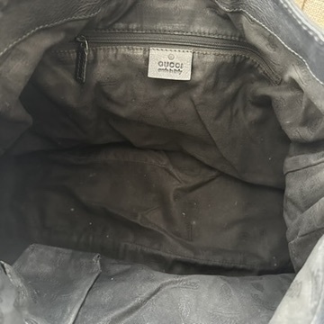 Monogram Leather Hobo Bag