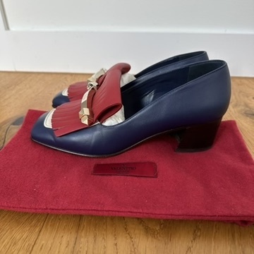 Calfskin Rockstud Uptown Fringe Loafer