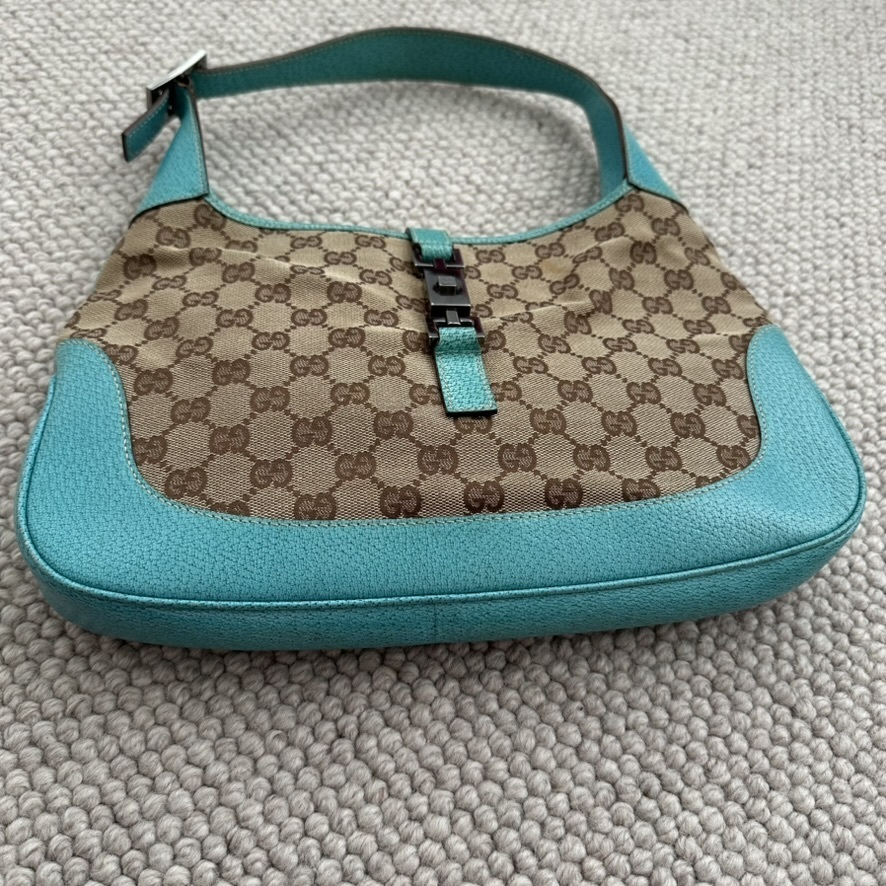 vintage Jackie shoulder bag in beige GG canvas