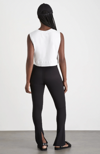 Cropped Embossed Signature Logo Tank 106