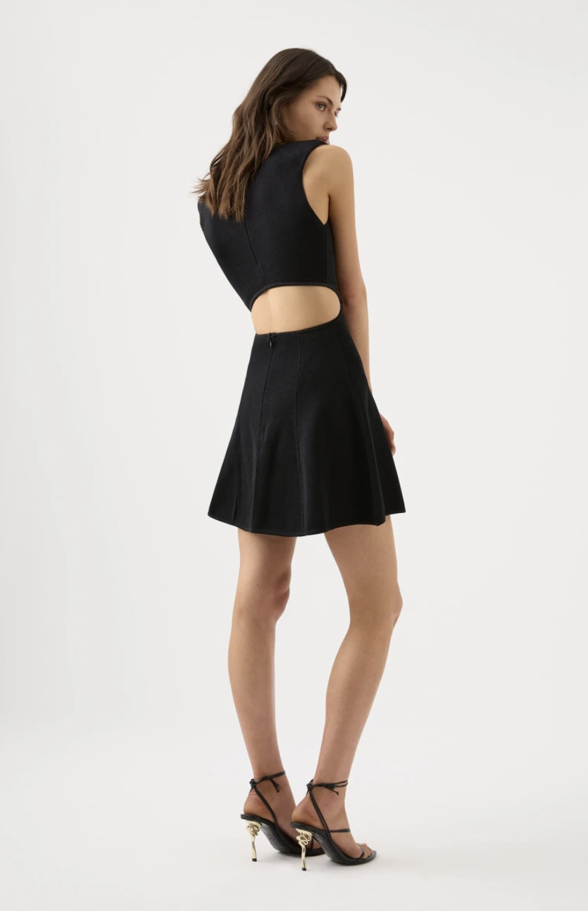 Lena Cut Out Knit Mini Dress