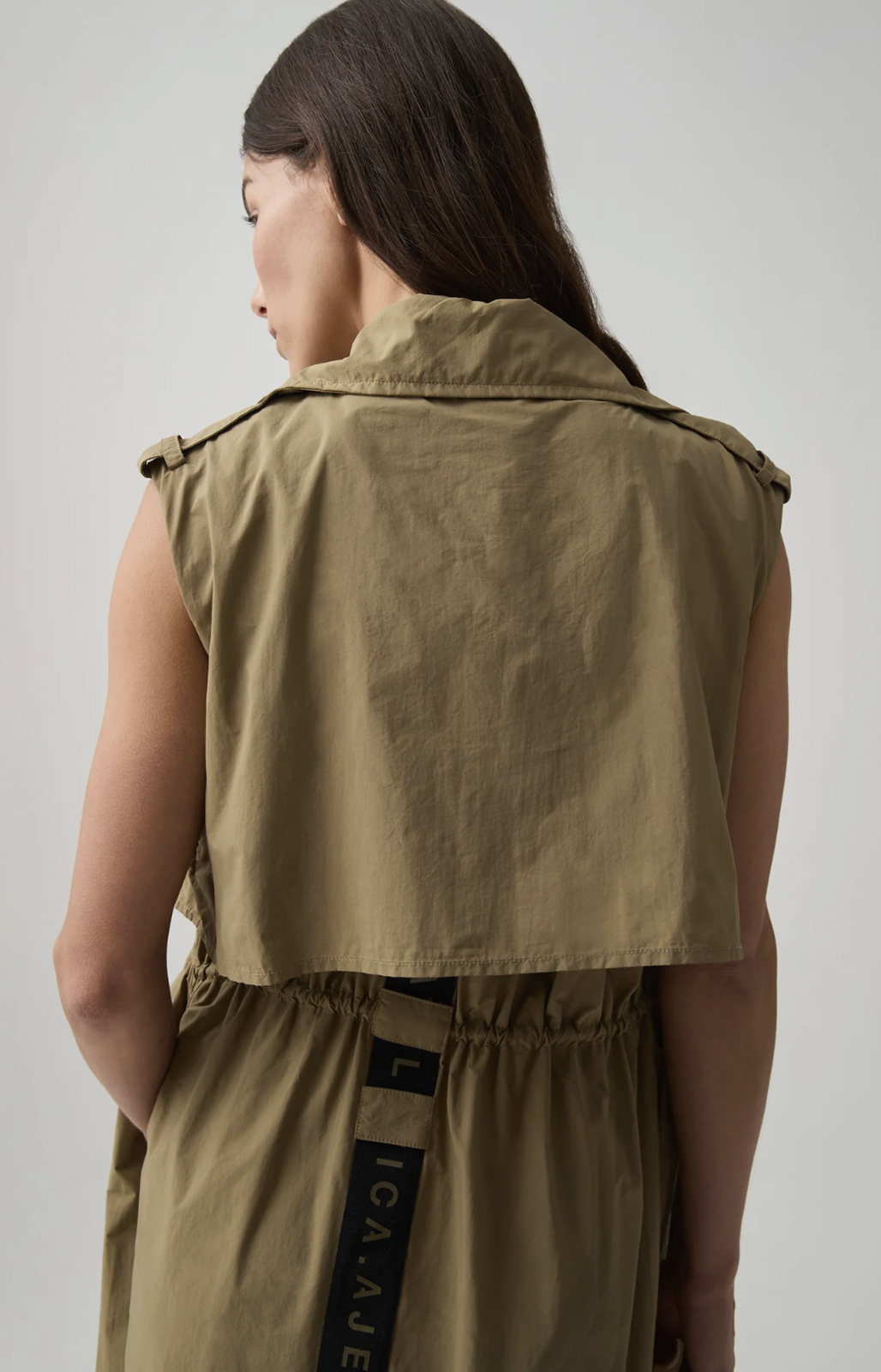 Longline Belted Vest 703