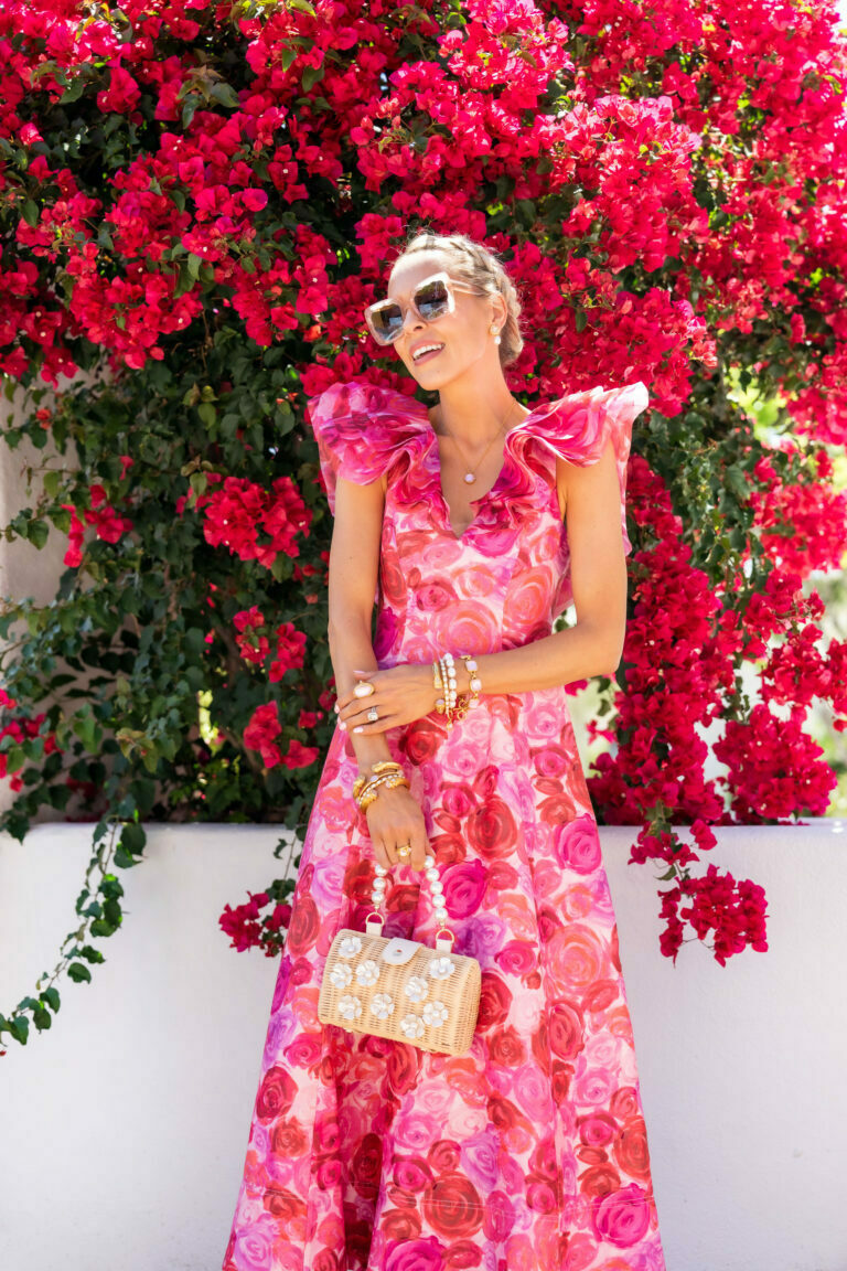 Enchanted Plunge midi dress 8