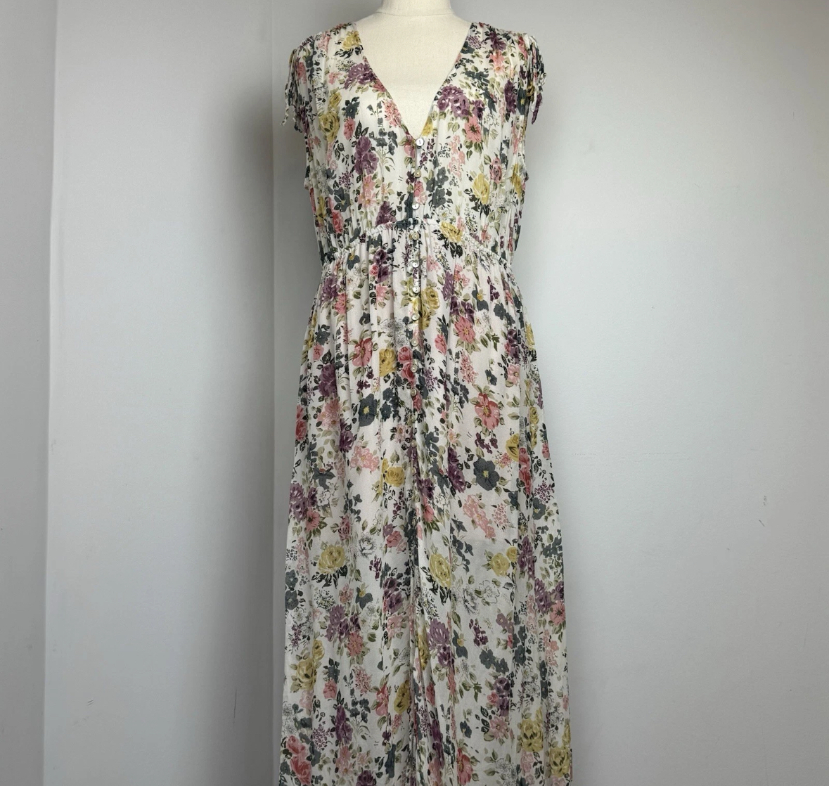 Selma Floral Maxi Midi Sunflower