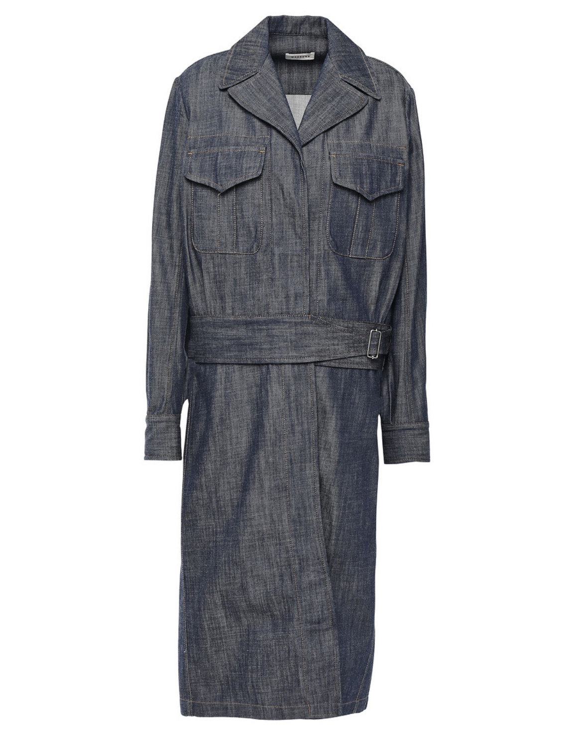 Denim convertible jacket for short, long and midi dress