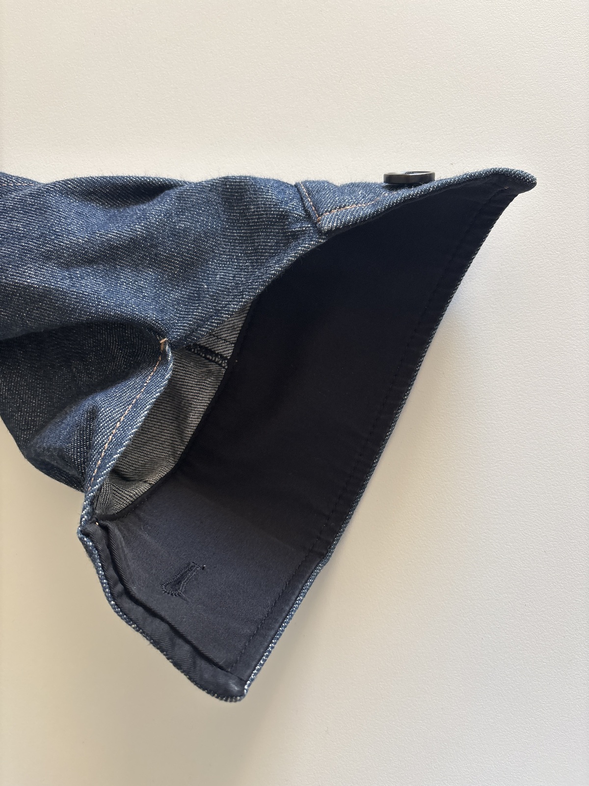 Denim convertible jacket for short, long and midi dress