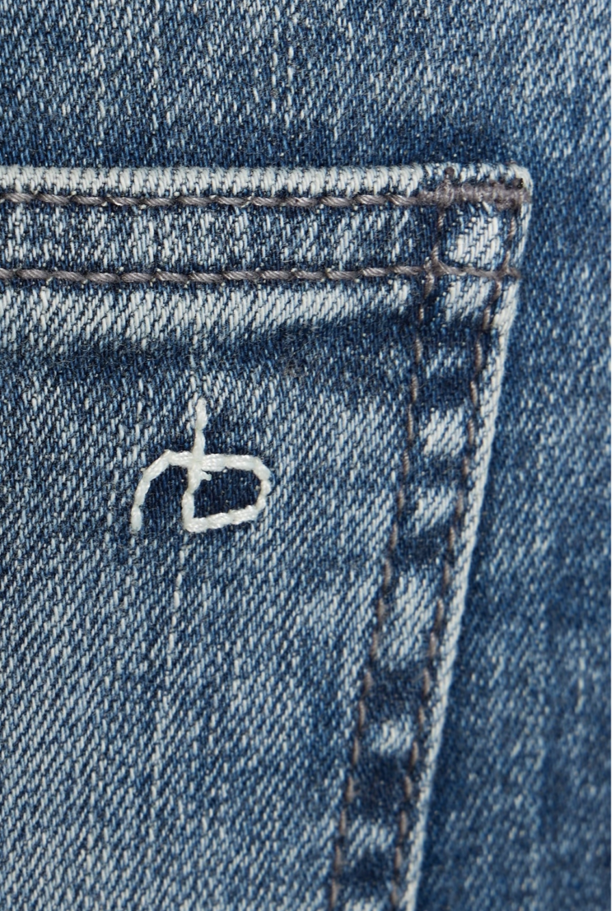 Nina faded high-rise kick-flare jeans