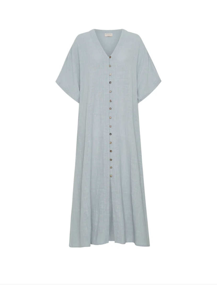 Sevilla Cotton Kimono Slate Blue